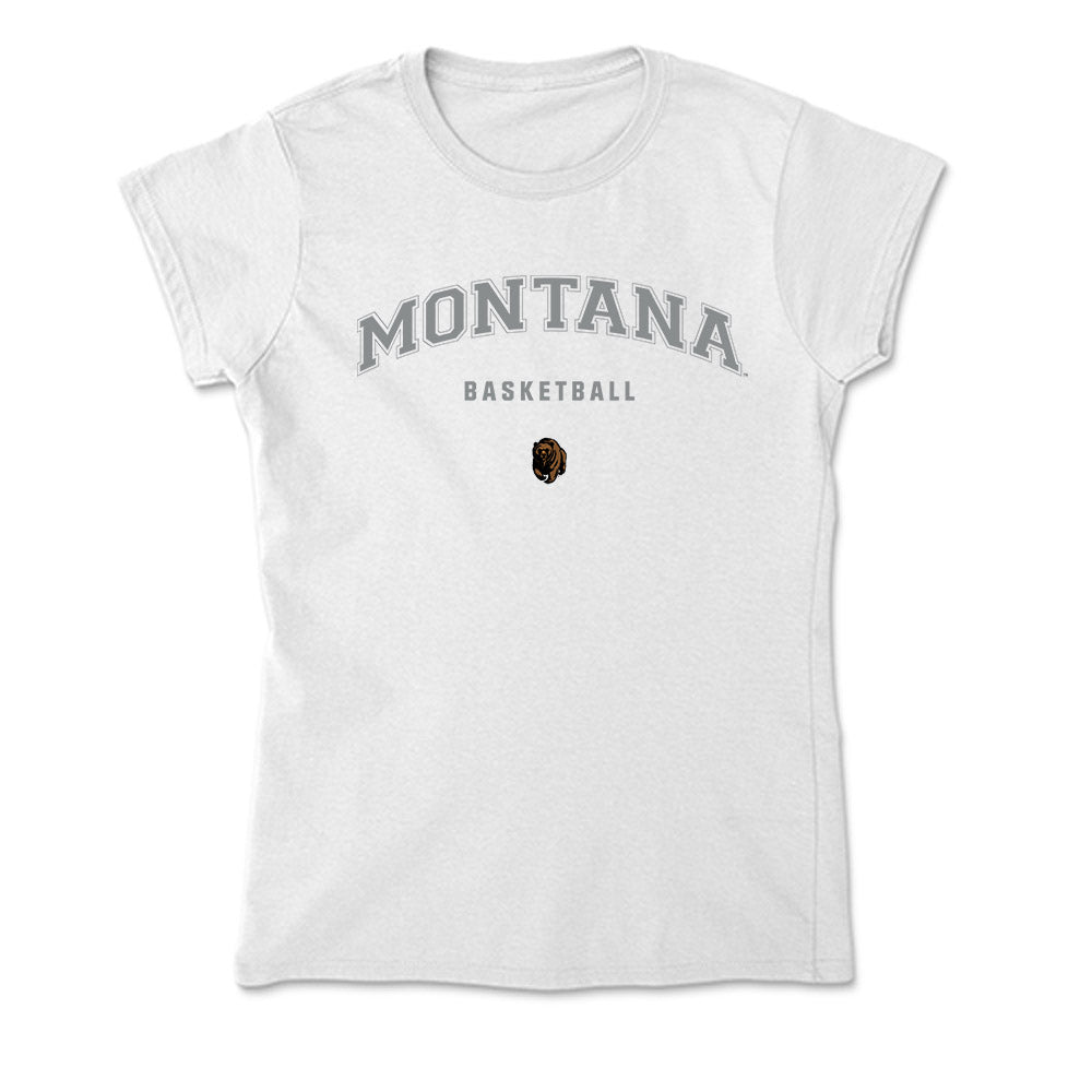 Montana - NCAA Men's Basketball : Te'Jon Sawyer - Soft Style Women’s T-Shirt-0