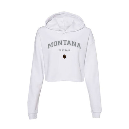 Montana - NCAA Football : Clay Oven - Women's Crop Fleece Hoodie-0