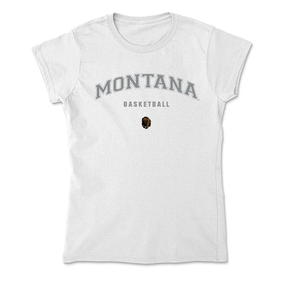 Montana - NCAA Men's Basketball : Kadyn Betts - Soft Style Women’s T-Shirt-0