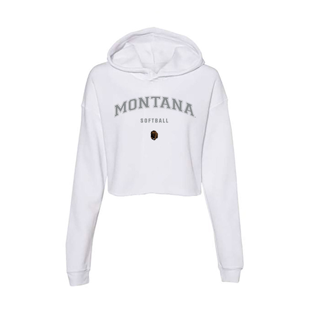 Montana - NCAA Softball : Makinzie Nelson - Women's Crop Fleece Hoodie-0