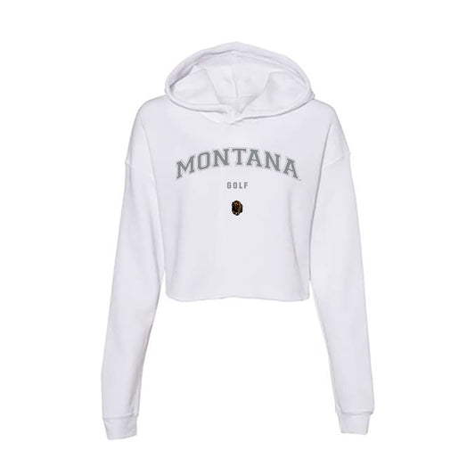 Montana - NCAA Women's Golf : Katie Lewis - Women's Crop Fleece Hoodie-0