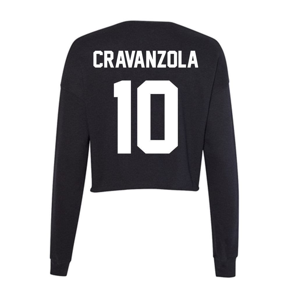 Portland State - NCAA Men's Tennis : Edoardo Cravanzola - Classic Shersey Women's Cropped Crew Fleece-1