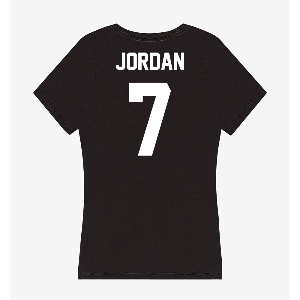 Portland State - NCAA Football : CJ Jordan - Classic Shersey Women's V-Neck T-Shirt-1