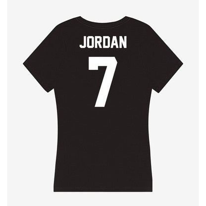 Portland State - NCAA Football : CJ Jordan - Classic Shersey Women's V-Neck T-Shirt-1