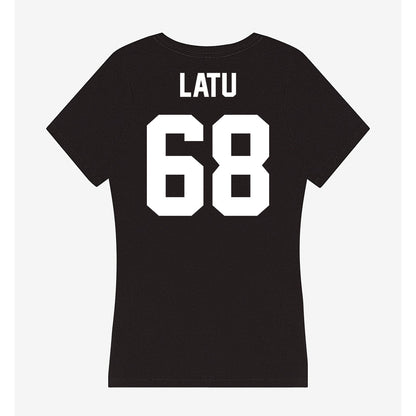 Portland State - NCAA Football : Semisi Latu - Classic Shersey Women's V-Neck T-Shirt-1