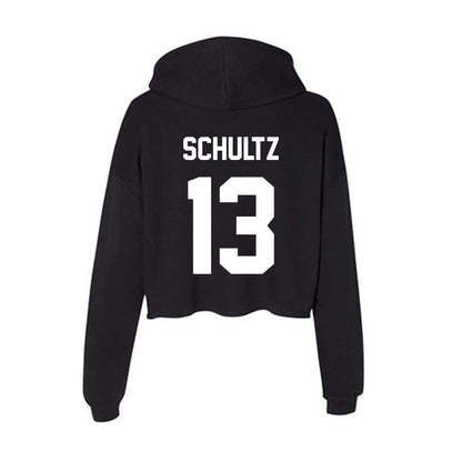 Portland State - NCAA Football : Eddy Schultz - Classic Shersey Women's Crop Fleece Hoodie-1