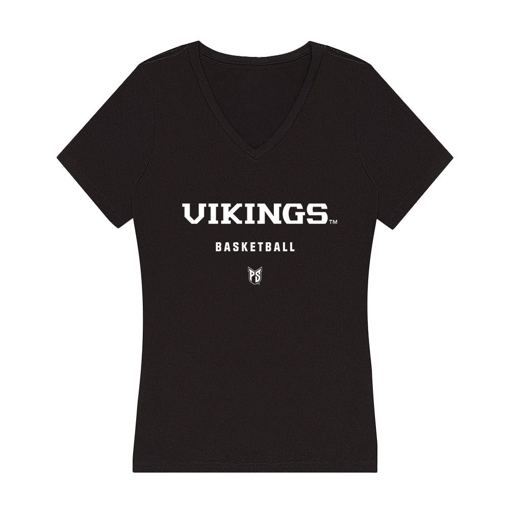 Portland State - NCAA Women's Basketball : Kyleigh Brown - Classic Shersey Women's V-Neck T-Shirt-0