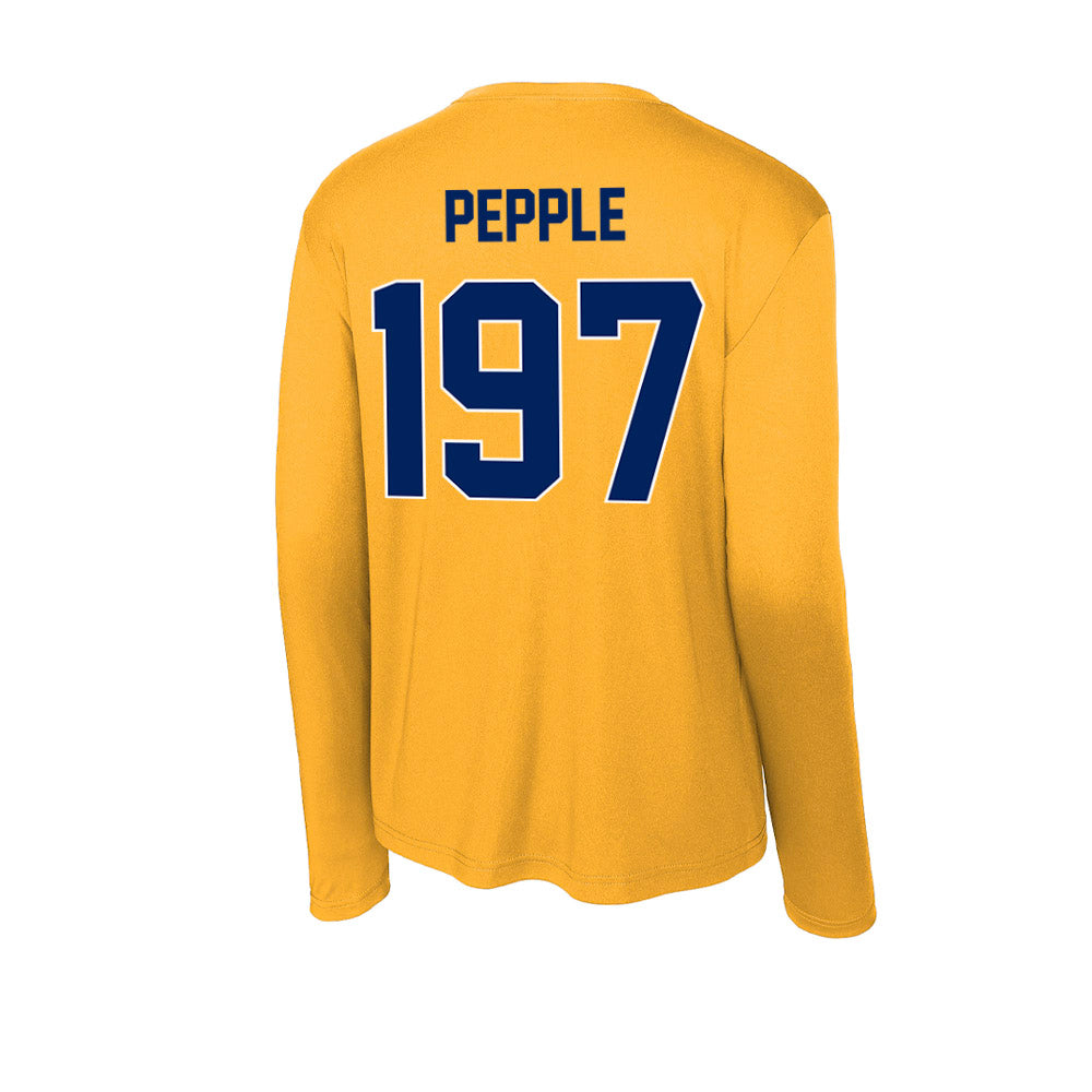 UW Eau Claire - NCAA Wrestling : Ian Pepple - Activewear Long Sleeve T-Shirt-1