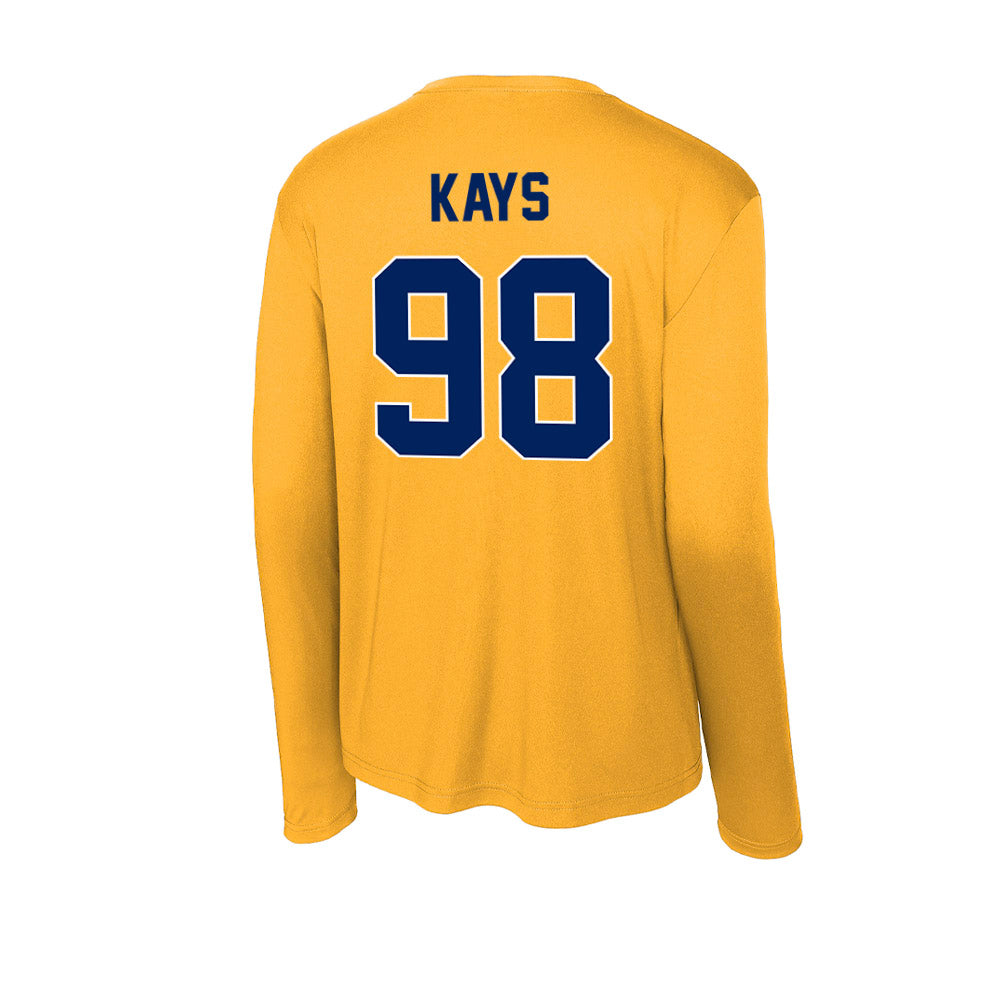 UW Eau Claire - NCAA Football : Nolan Kays - Activewear Long Sleeve T-Shirt-1