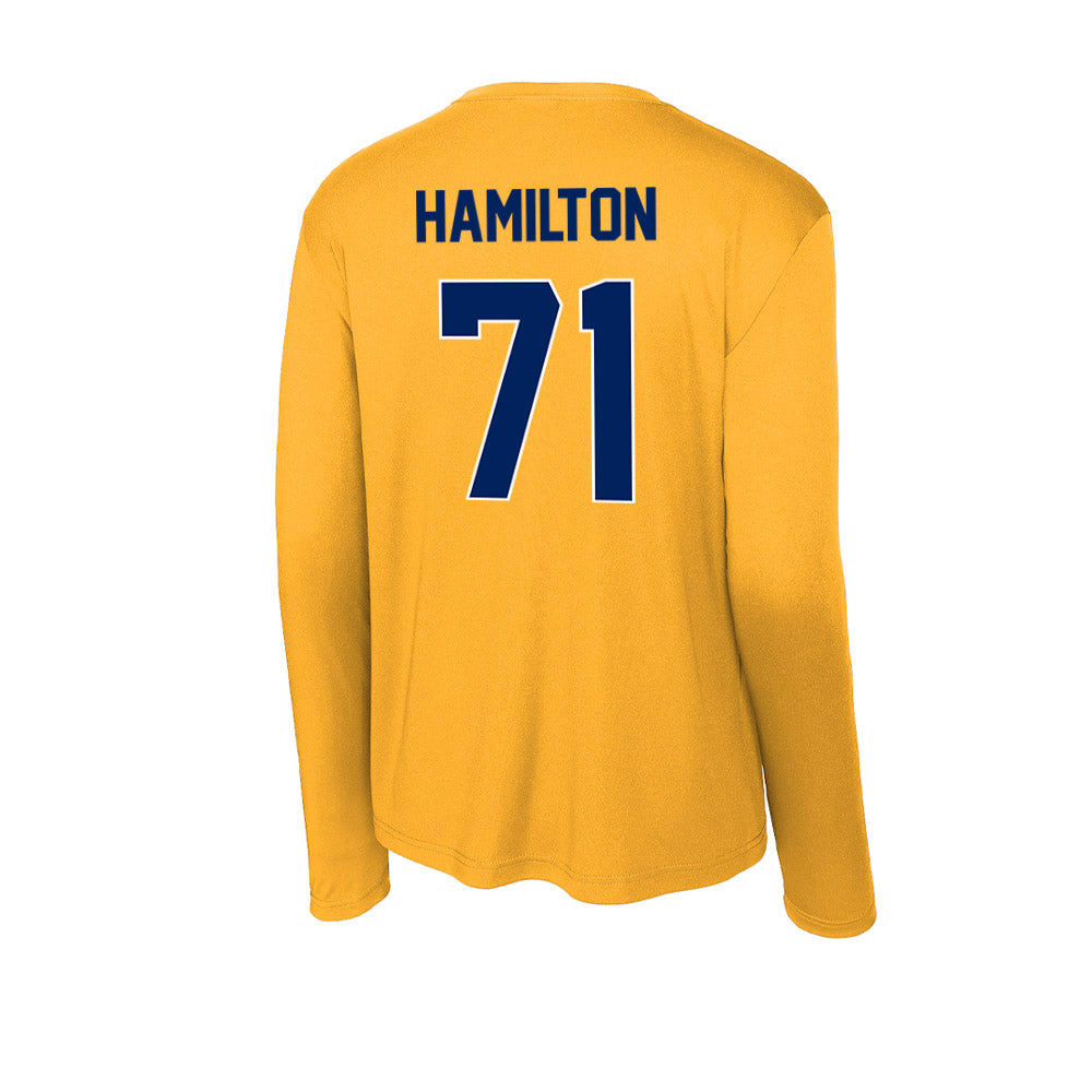 UW Eau Claire - NCAA Football : Joey Hamilton - Activewear Long Sleeve T-Shirt-1