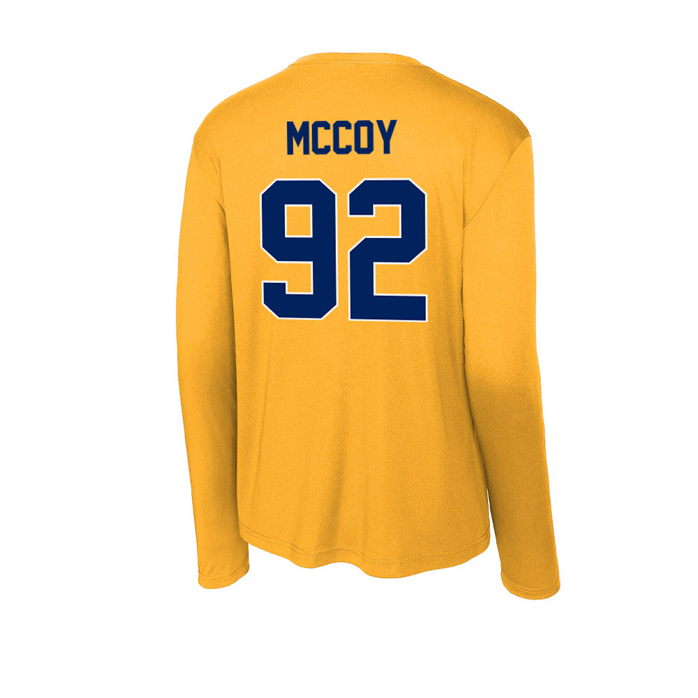 UW Eau Claire - NCAA Football : David McCoy - Activewear Long Sleeve T-Shirt-1