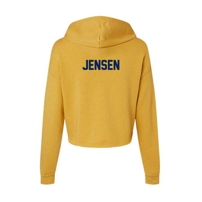 UW Eau Claire - NCAA Women's Golf : Lydia Jensen - Women's Crop Fleece Hoodie-1