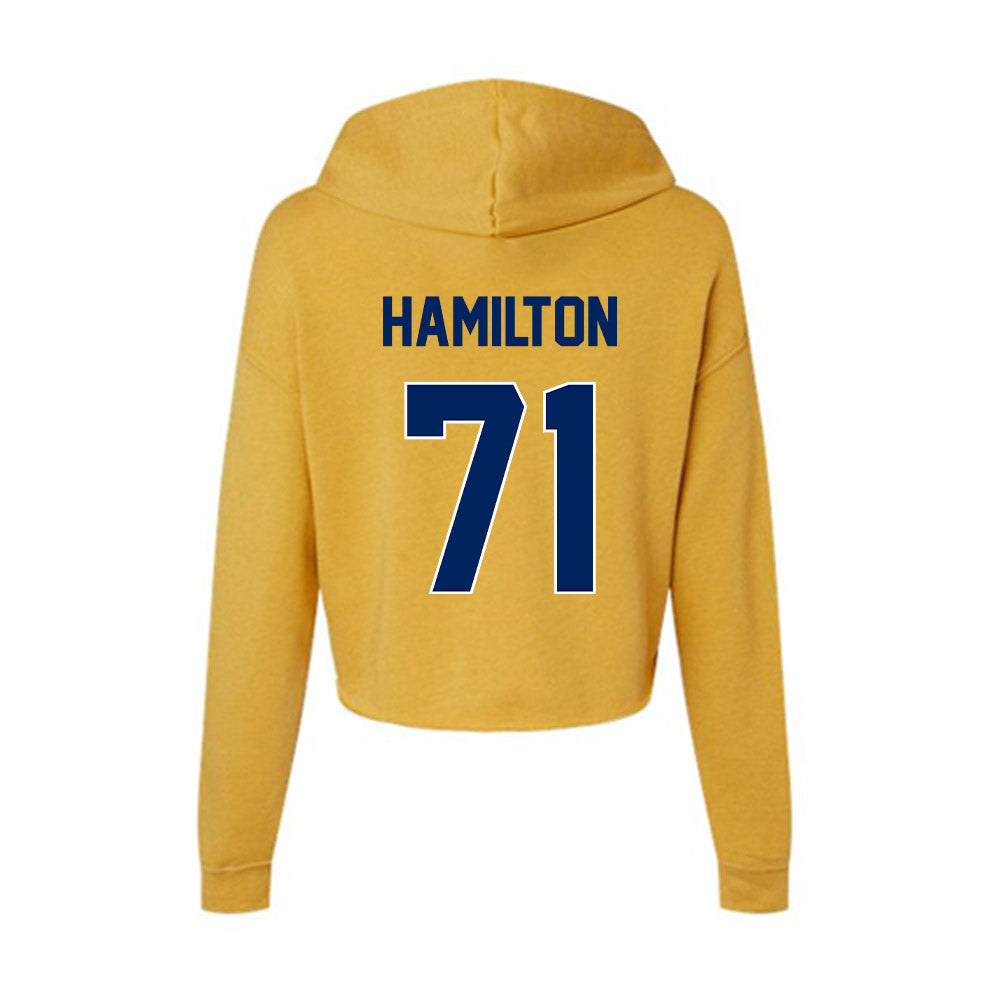 UW Eau Claire - NCAA Football : Joey Hamilton - Women's Crop Fleece Hoodie-1
