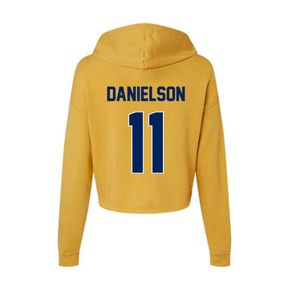 UW Eau Claire - NCAA Softball : Grace Danielson - Women's Crop Fleece Hoodie-1