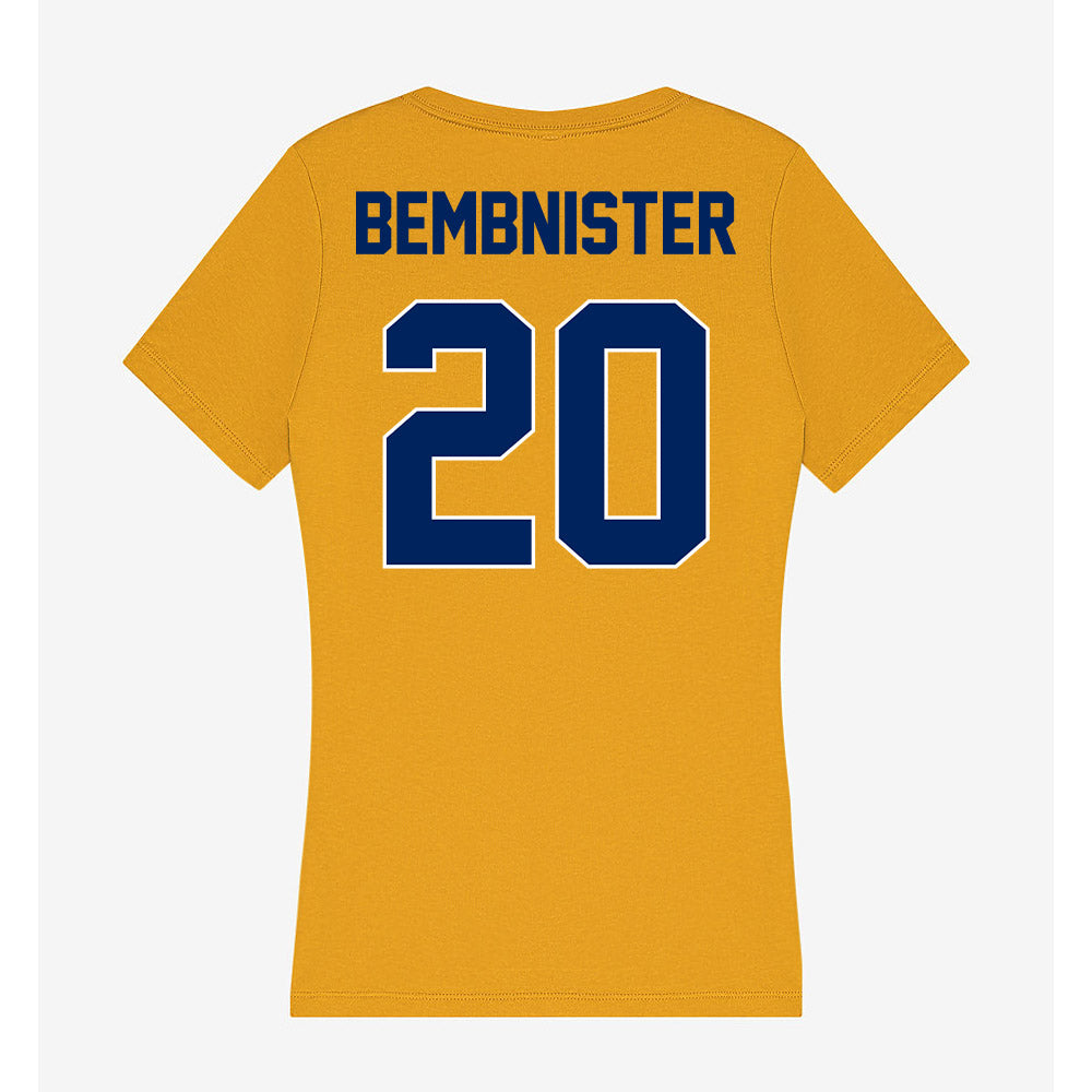 UW Eau Claire - NCAA Women's Soccer : Taylor Bembnister - Women's V-Neck T-Shirt-1