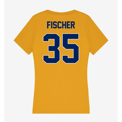 UW Eau Claire - NCAA Baseball : Evan Fischer - Women's V-Neck T-Shirt-1