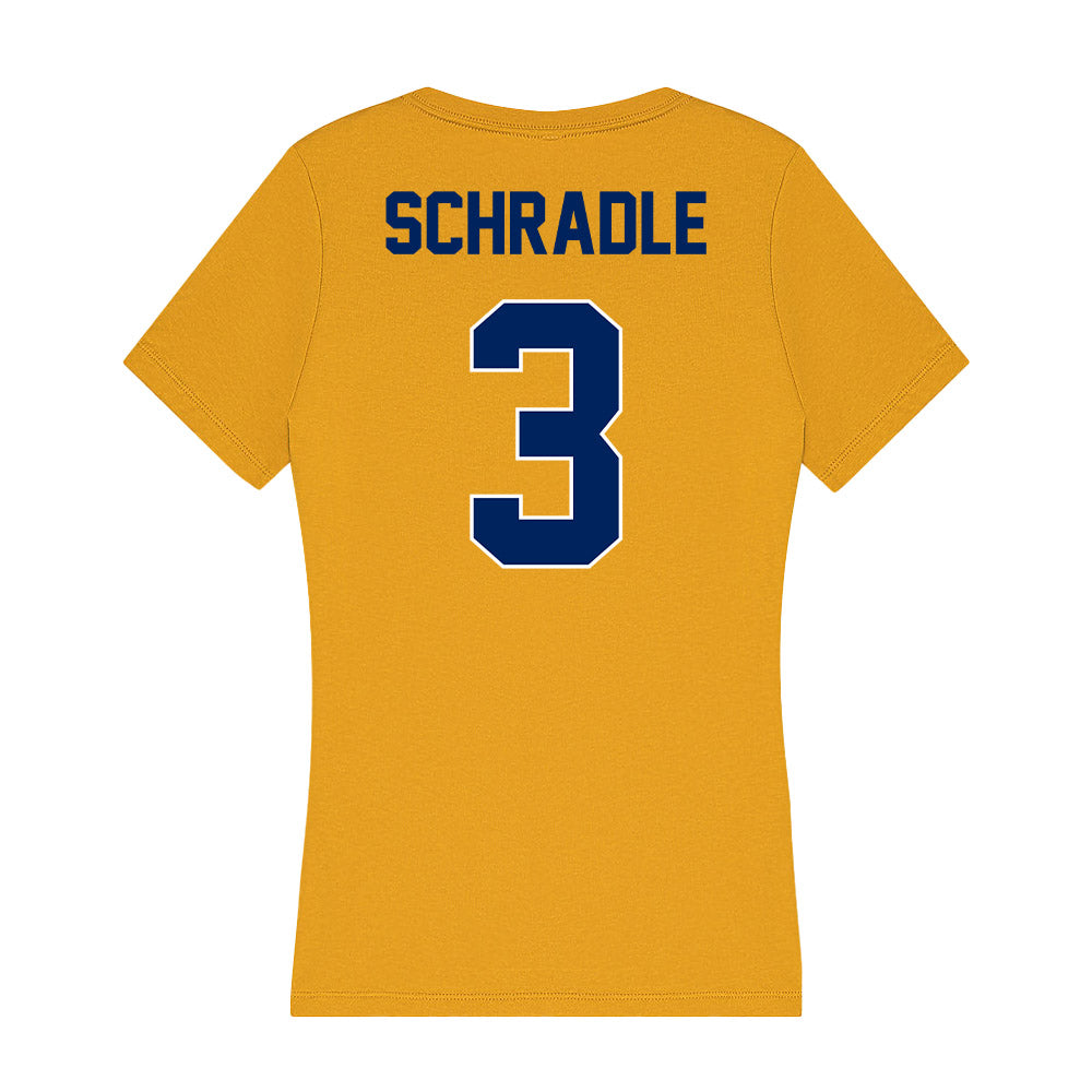 UW - Eau Claire - NCAA Football : Sam Schradle - Women's V-Neck T-Shirt-1
