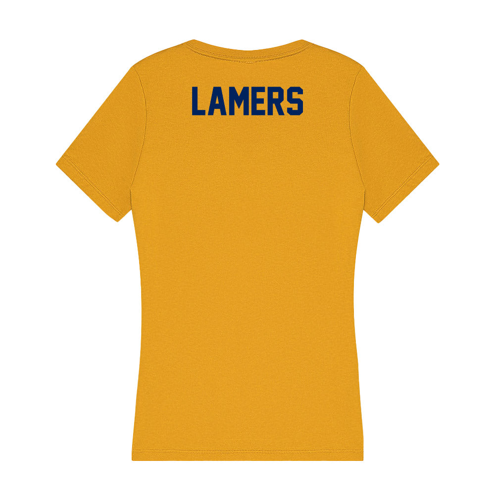 UW - Eau Claire - NCAA Women's Track & Field : Brooklyn Lamers - Women's V-Neck T-Shirt-1