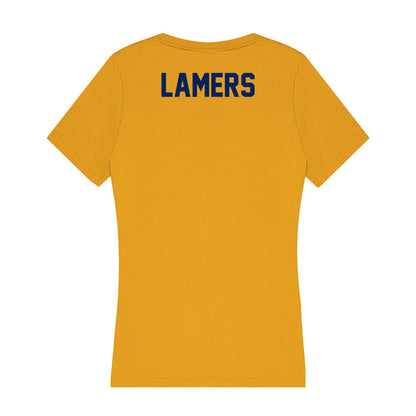 UW - Eau Claire - NCAA Women's Track & Field : Brooklyn Lamers - Women's V-Neck T-Shirt-1