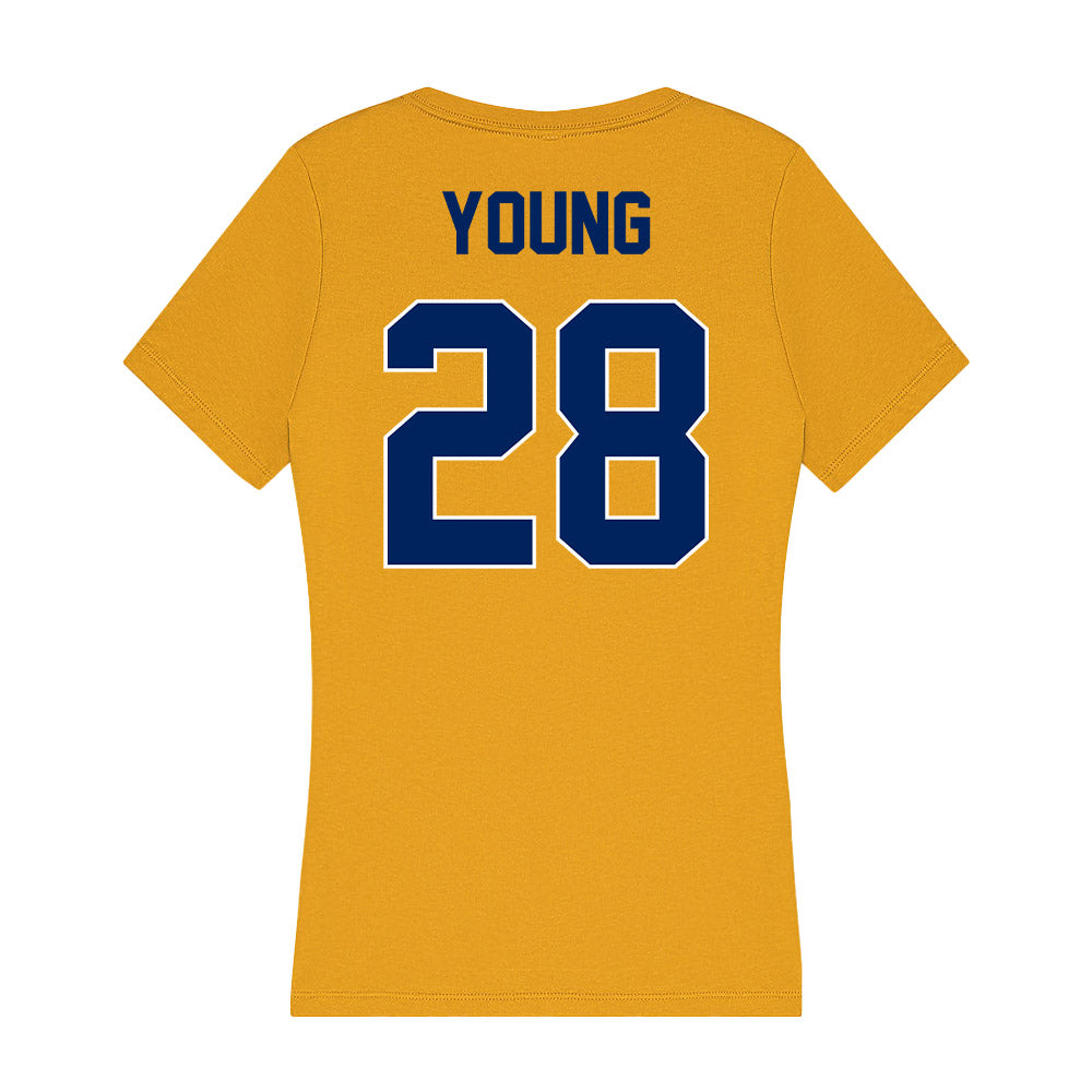  - NCAA Women's Lacrosse : Maddie Young - Women's V-Neck T-Shirt-1