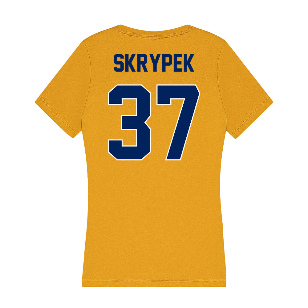 UW - Eau Claire - NCAA Baseball : Aaron Skrypek - Women's V-Neck T-Shirt-1