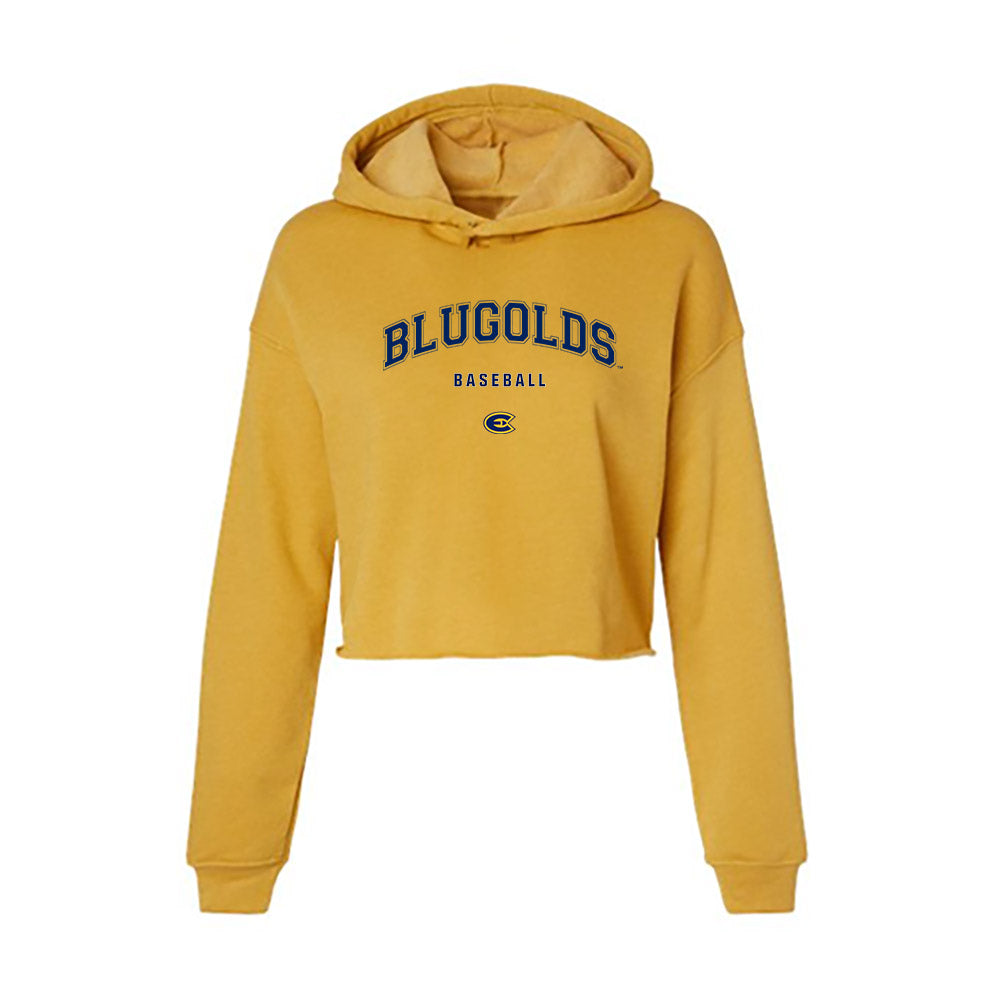 UW Eau Claire - NCAA Baseball : Cole Hinkel - Women's Crop Fleece Hoodie-0