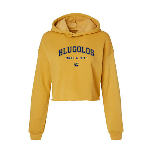UW - Eau Claire - NCAA Men's Track & Field : Liam Schalk - Women's Crop Fleece Hoodie-0