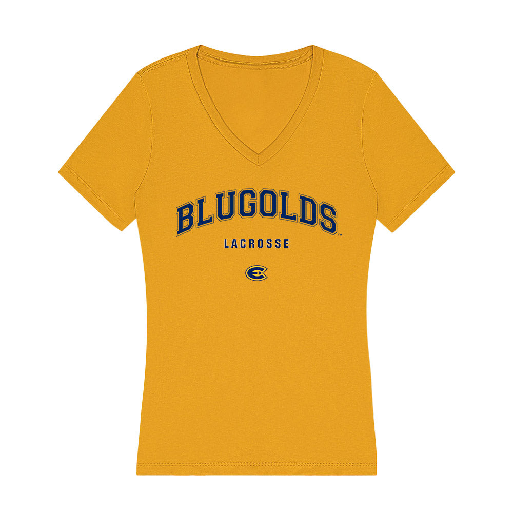  - NCAA Women's Lacrosse : Alexie Romanelli - Women's V-Neck T-Shirt-0