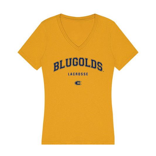  - NCAA Women's Lacrosse : Olivia Lockwood - Women's V-Neck T-Shirt-0