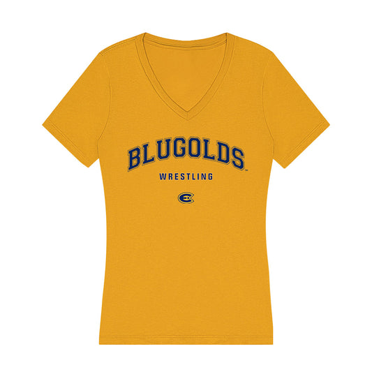 UW - Eau Claire - NCAA Wrestling : Tiago Bertoldo Zwicky - Women's V-Neck T-Shirt-0