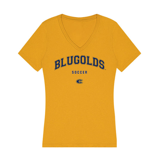 UW Eau Claire - NCAA Women's Soccer : Emma Donovan - Women's V-Neck T-Shirt-0