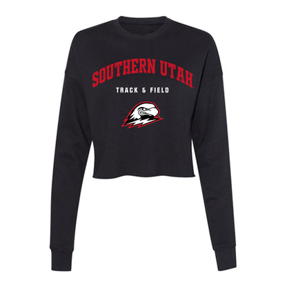 Southern Utah - NCAA Women's Track & Field : Ajia Hughes - Women's Cropped Crew Fleece-0