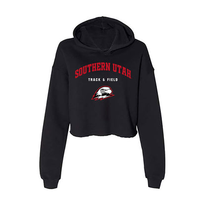Southern Utah - NCAA Women's Track & Field : Ajia Hughes - Women's Crop Fleece Hoodie-0