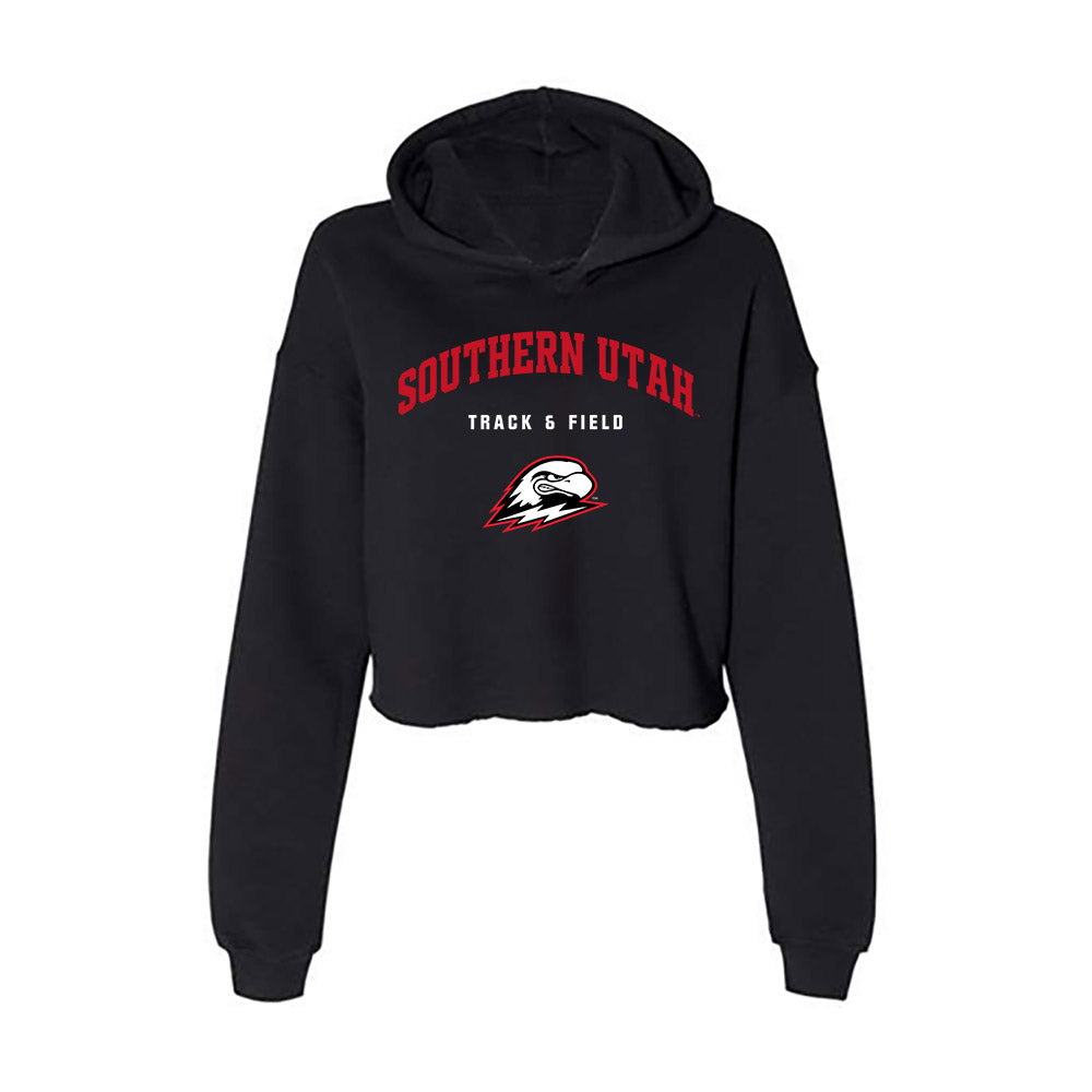 Southern Utah - NCAA Women's Track & Field : Ariana Baker - Women's Crop Fleece Hoodie-0