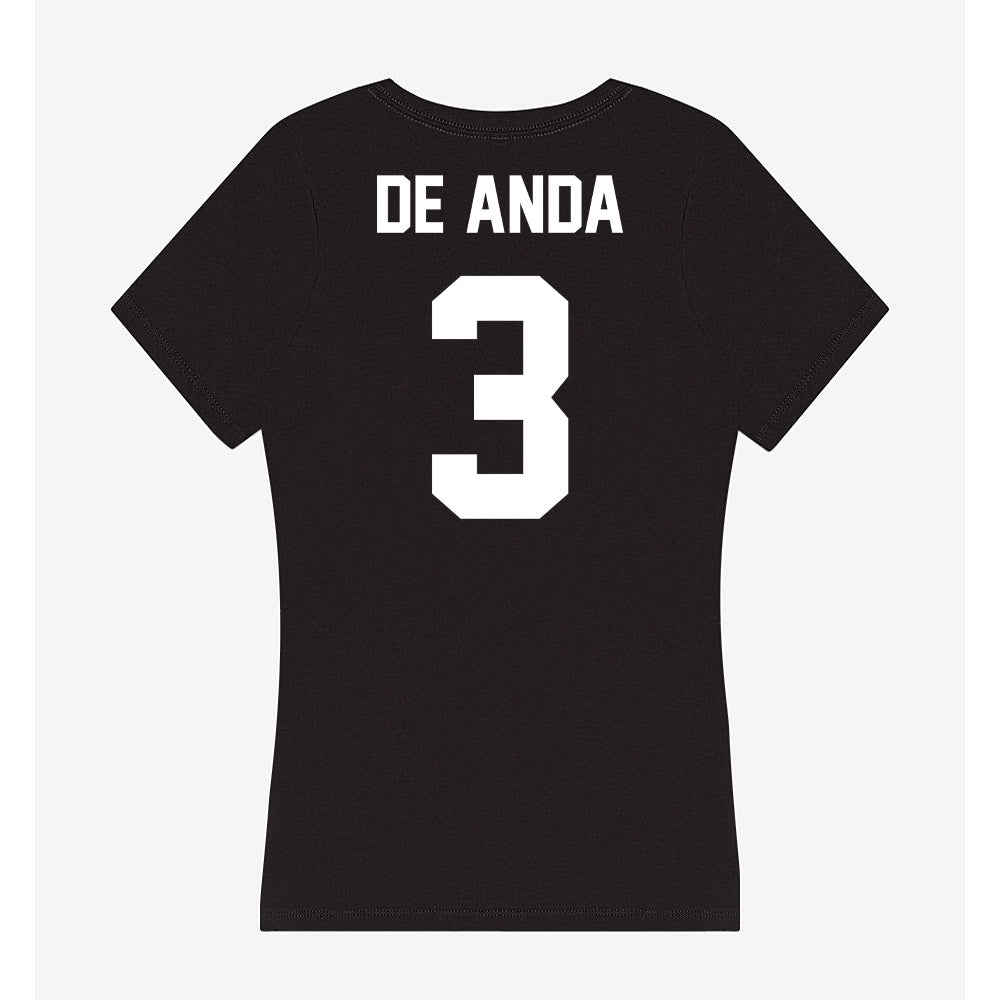 Utah Valley - NCAA Baseball : Jimmy De Anda - Women's V-Neck T-Shirt-1