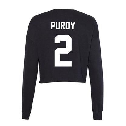 Utah Valley - NCAA Softball : Kendyl Purdy - Women's Cropped Crew Fleece-1