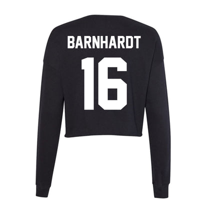 Utah Valley - NCAA Baseball : Joseph Barnhardt - Women's Cropped Crew Fleece-1