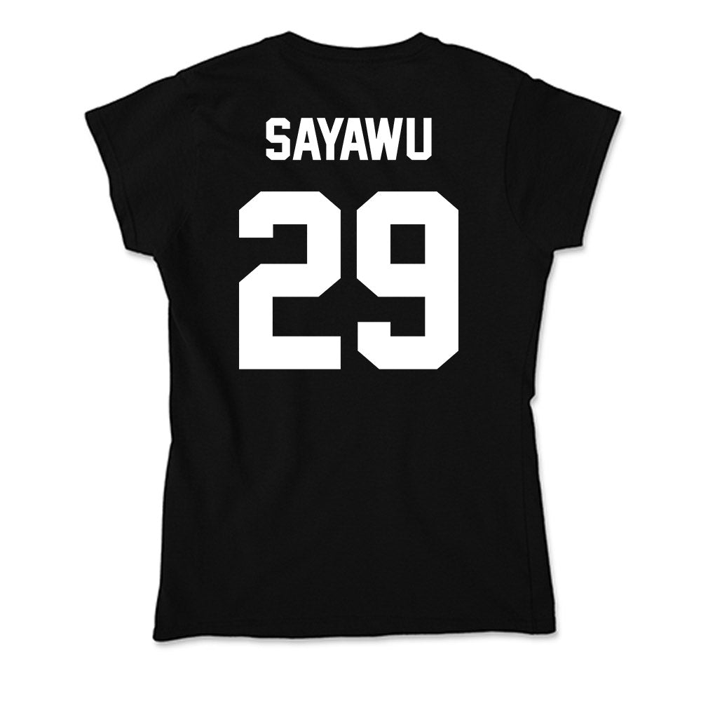 Utah Valley - NCAA Men's Soccer : Sharif Sayawu - Soft Style Women’s T-Shirt-1