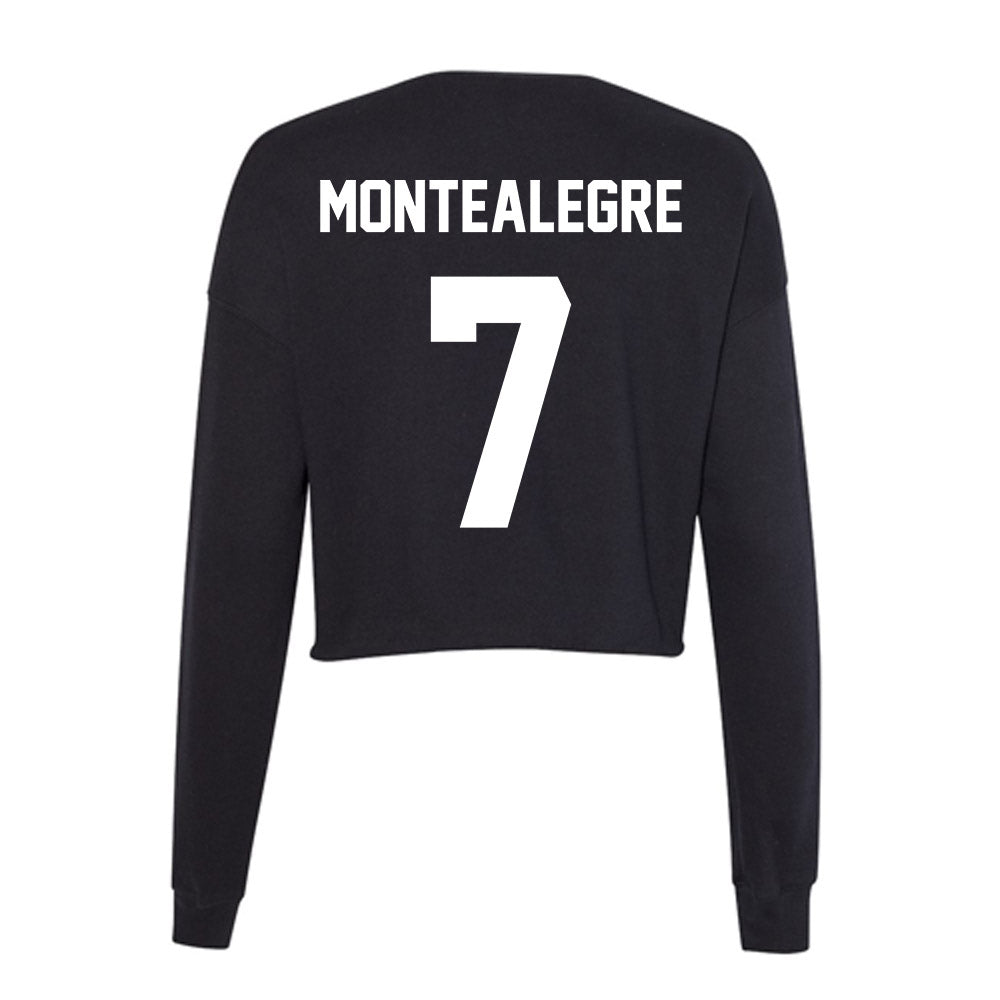 Utah Valley - NCAA Men's Soccer : Jose Luis Martin Montealegre - Women's Cropped Crew Fleece-1