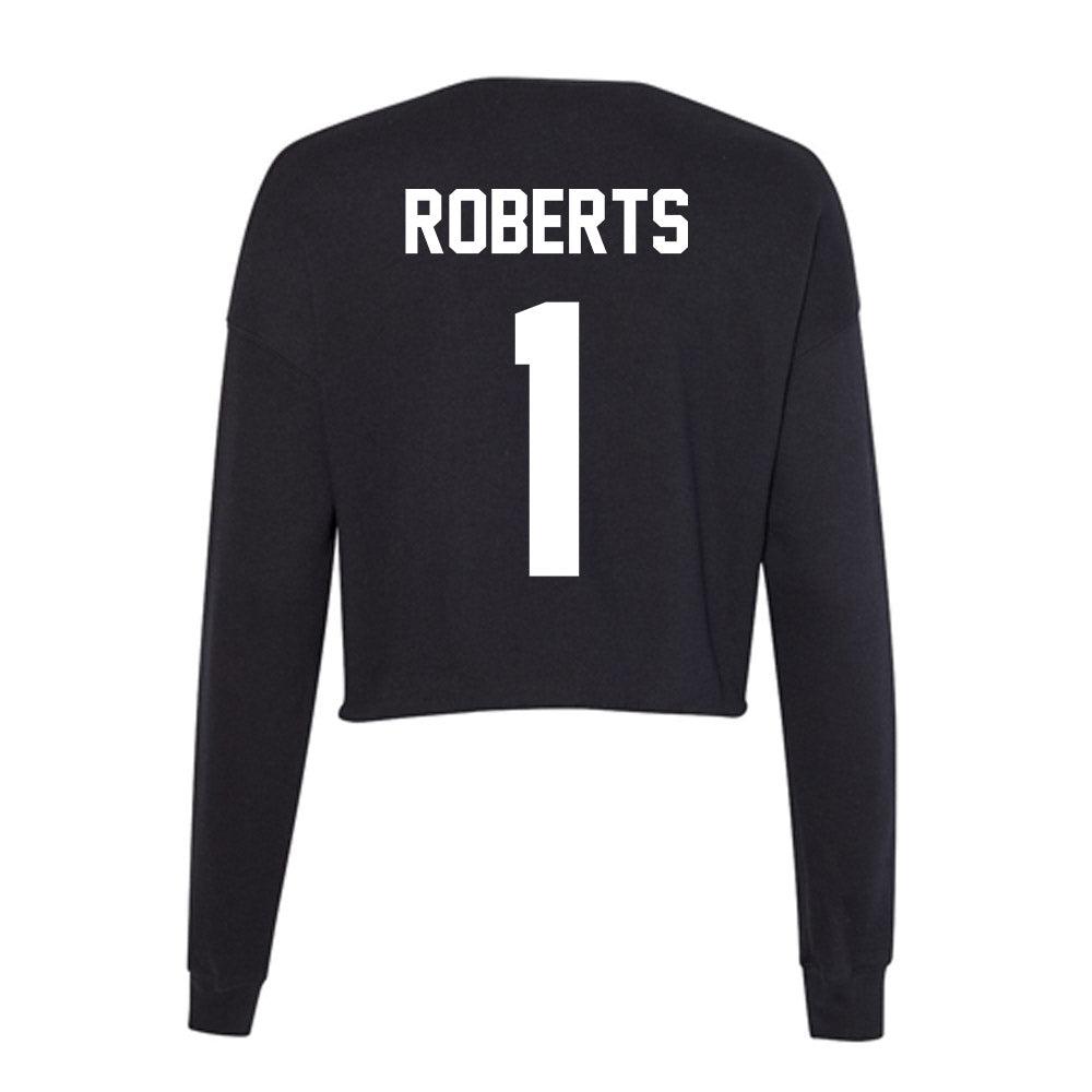 Utah Valley - NCAA Women's Soccer : Mia Roberts - Women's Cropped Crew Fleece-1