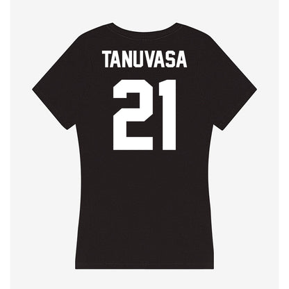 Utah Valley - NCAA Women's Basketball : Naia Tanuvasa - Women's V-Neck T-Shirt-1