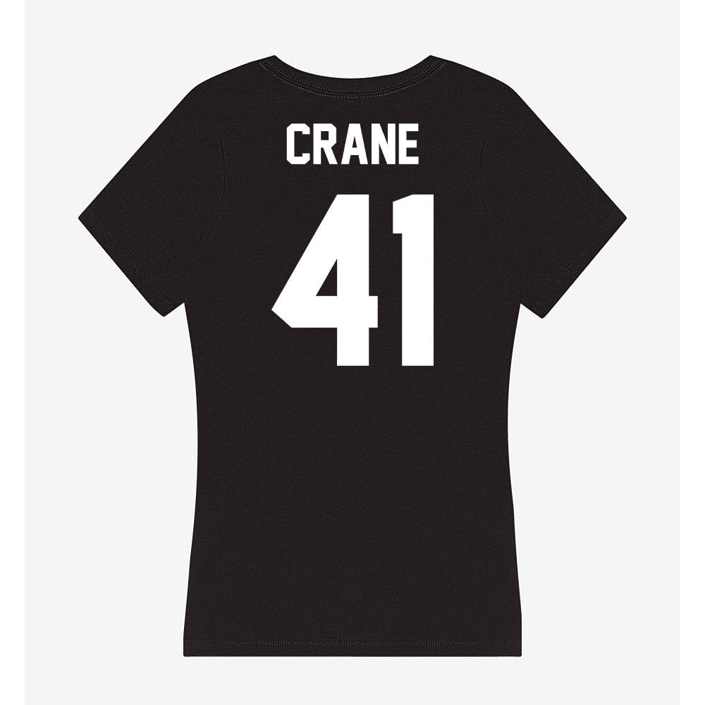 Utah Valley - NCAA Baseball : Wayland Crane - Women's V-Neck T-Shirt-1