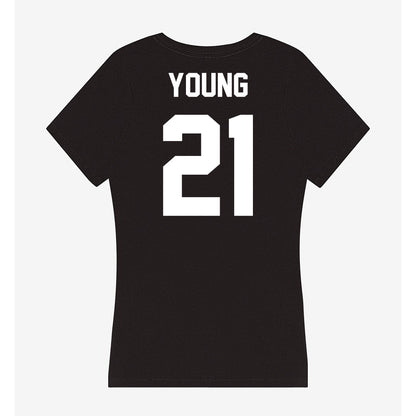 Utah Valley - NCAA Women's Soccer : elle young - Women's V-Neck T-Shirt-1