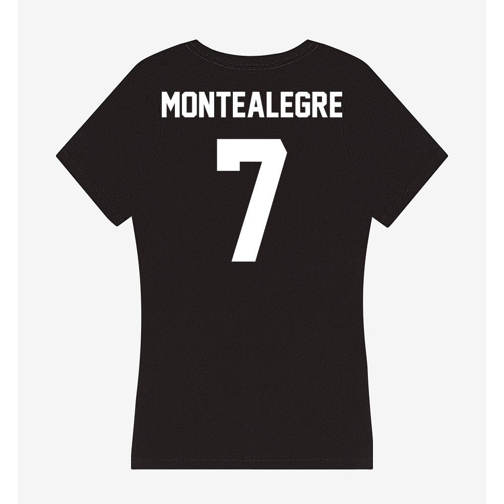 Utah Valley - NCAA Men's Soccer : Jose Luis Martin Montealegre - Women's V-Neck T-Shirt-1