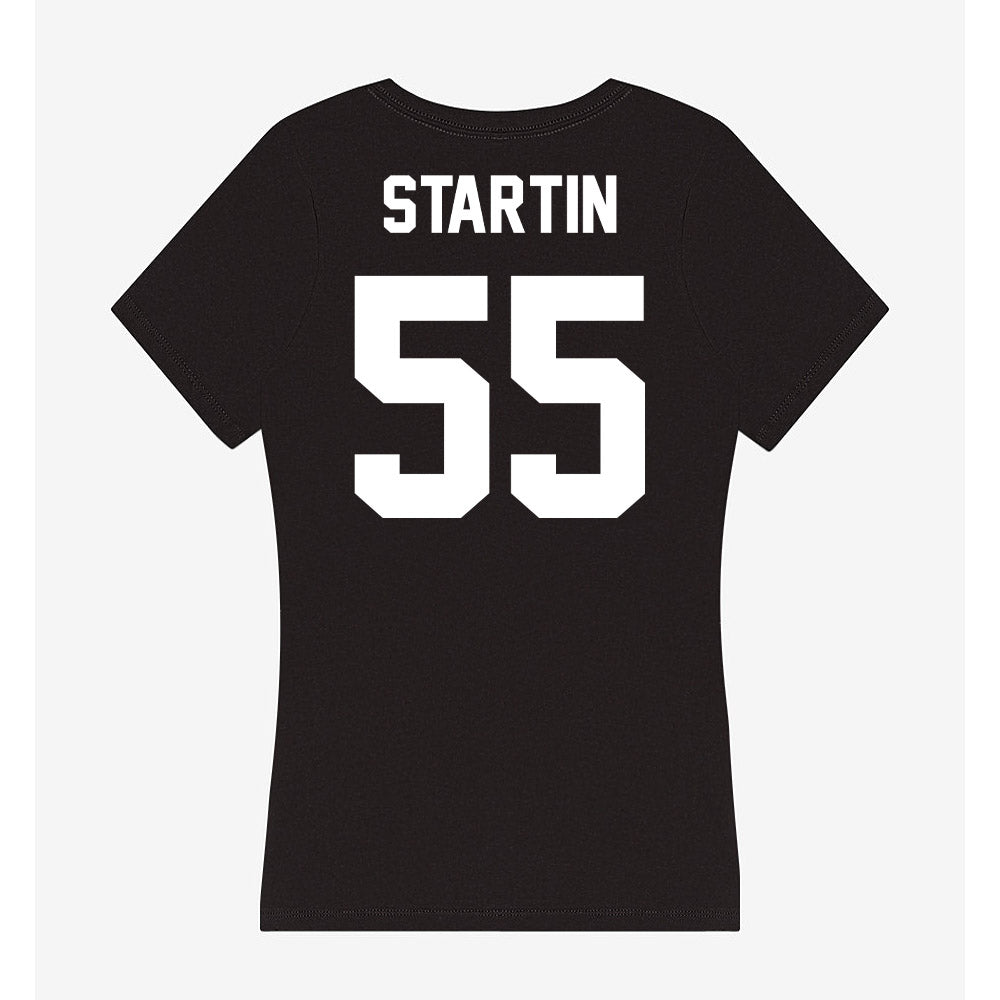 Utah Valley - NCAA Baseball : Cole Startin - Women's V-Neck T-Shirt-1