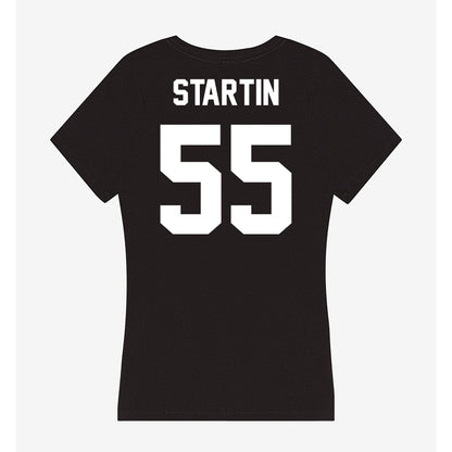 Utah Valley - NCAA Baseball : Cole Startin - Women's V-Neck T-Shirt-1