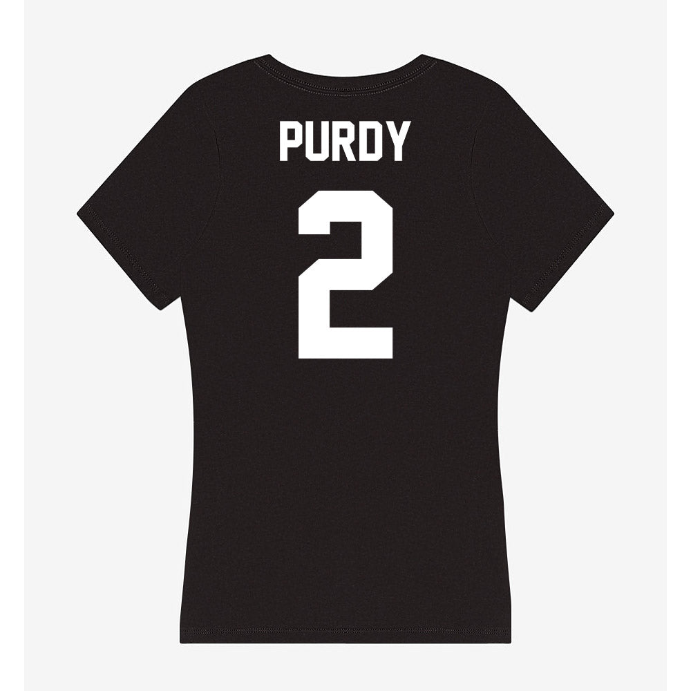 Utah Valley - NCAA Softball : Kendyl Purdy - Women's V-Neck T-Shirt-1