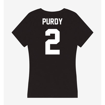 Utah Valley - NCAA Softball : Kendyl Purdy - Women's V-Neck T-Shirt-1