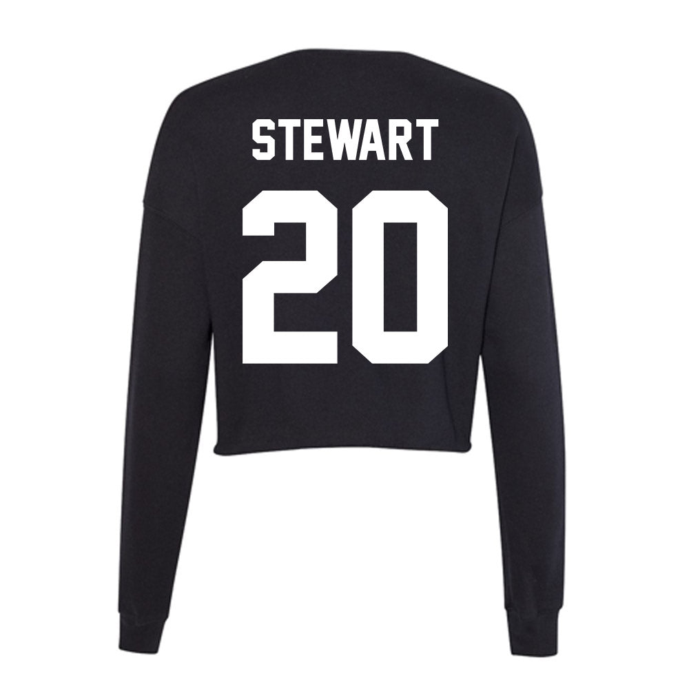 Utah Valley - NCAA Women's Soccer : Isabella Stewart - Women's Cropped Crew Fleece-1