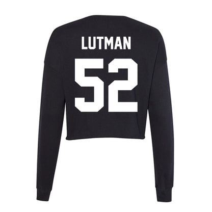 Utah Valley - NCAA Baseball : Hunter Lutman - Women's Cropped Crew Fleece-1